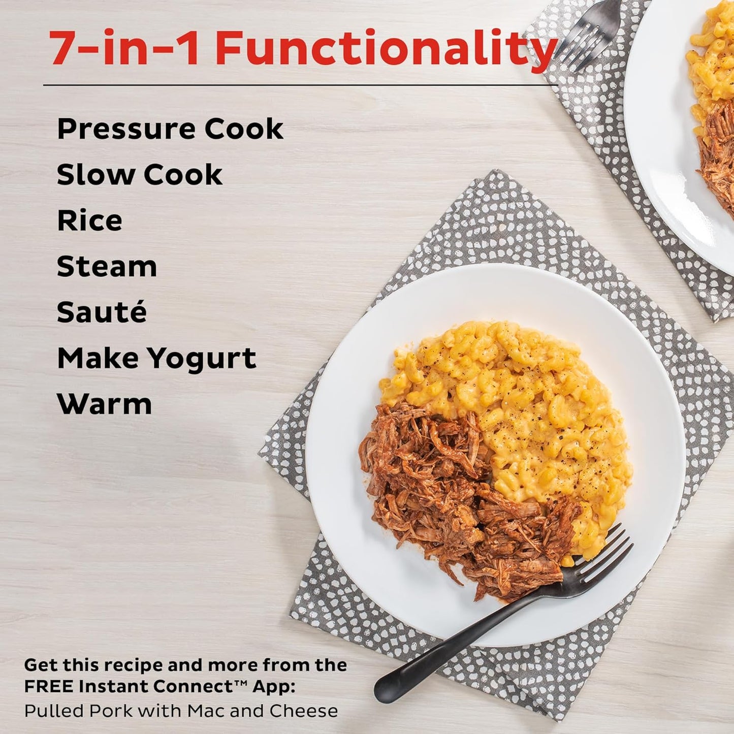 Instant Pot Duo 7-in-1 Electric Pressure Cooker – 6Qt, Slow Cooker, Rice Cooker, Steamer, Sauté, Yogurt Maker & Warmer